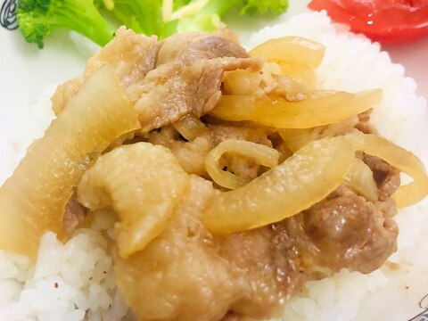 玉ねぎと豚肉炒め